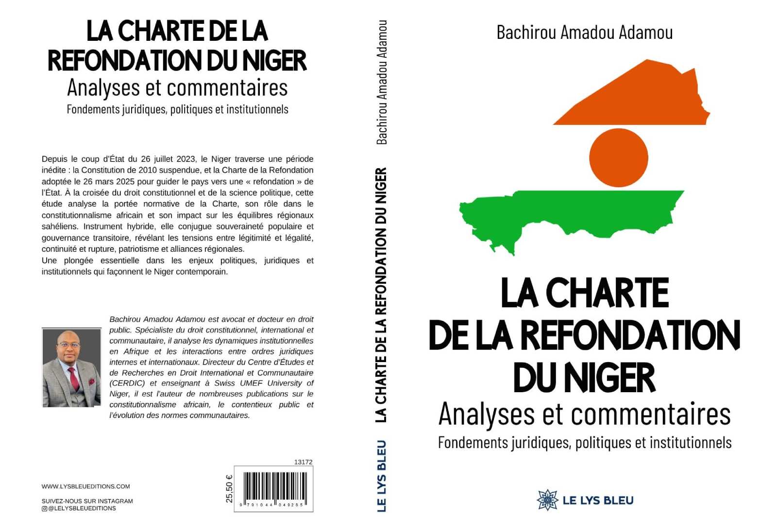 vient de paraitre la charte de la refondation du niger le nouvel ouvrage de maitre bachirou amadou adamou