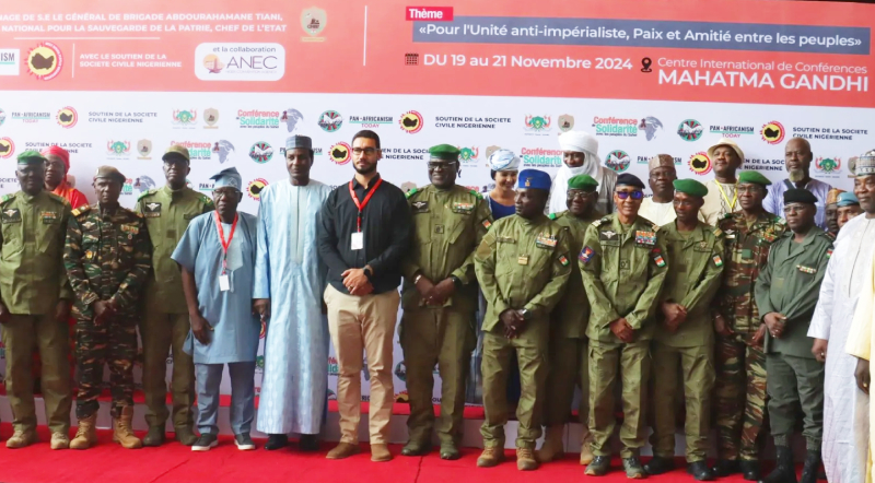 conference internationale a niamey pour lunite anti imperialiste et la paix au sahel