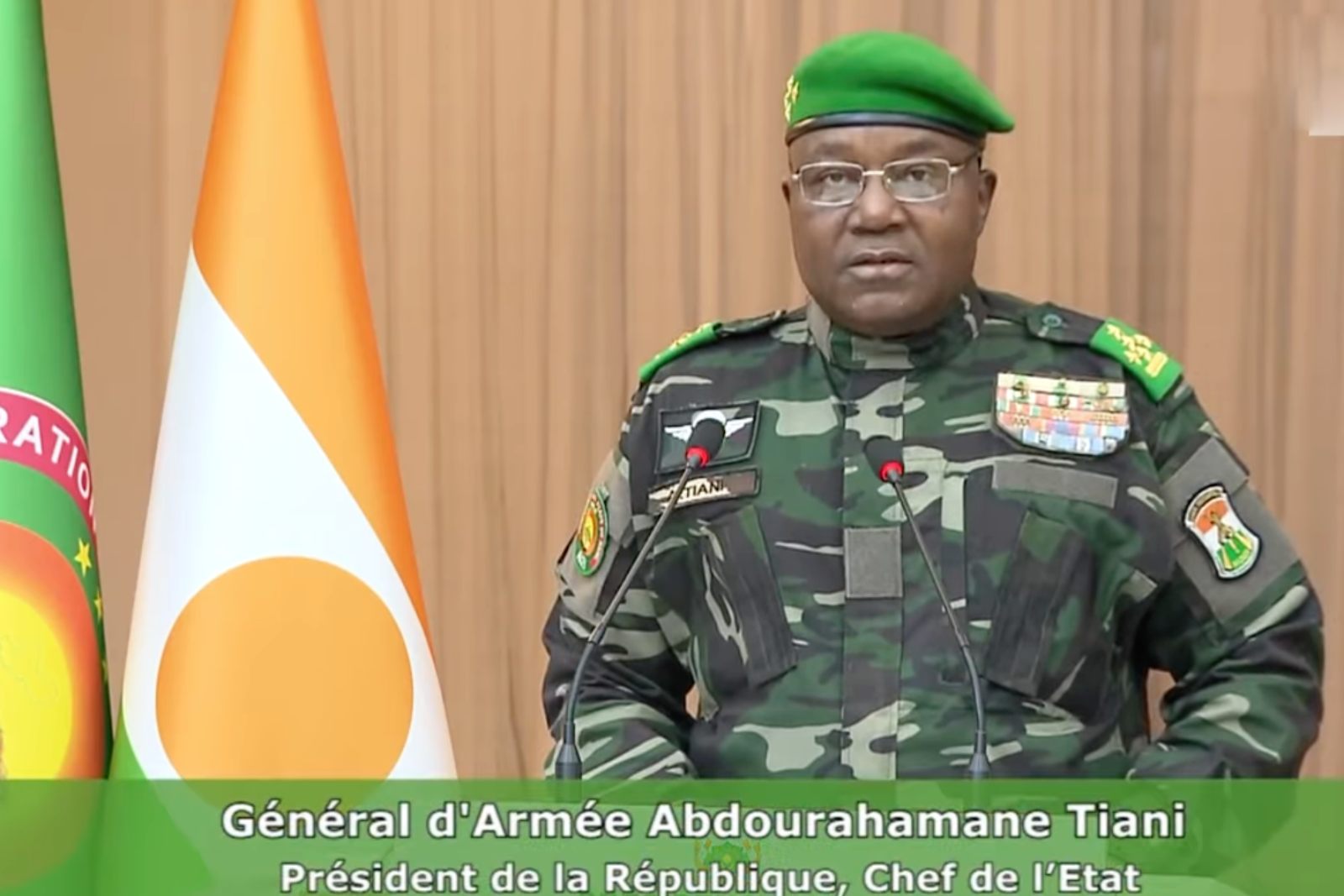discours a la nation du general darmee abdourahamane tiani president de la republique et chef de letat deux ans du cnsp pour la souverainete du niger