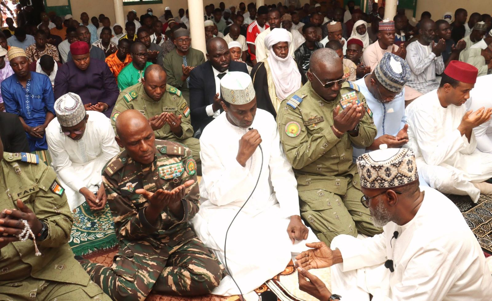 niamey priere collective pour la paix et la securite au niger