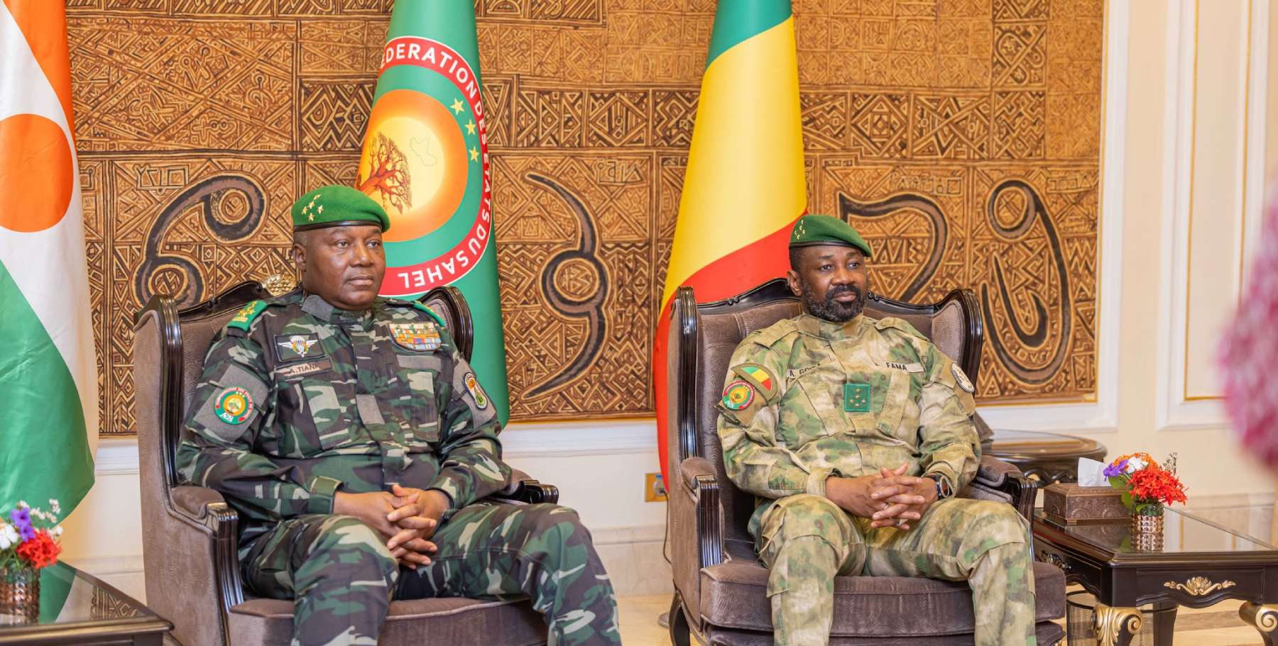 niger mali abdourahamane tiani et assimi goita reaffirment la dynamique de la confederation des etats du sahel 1
