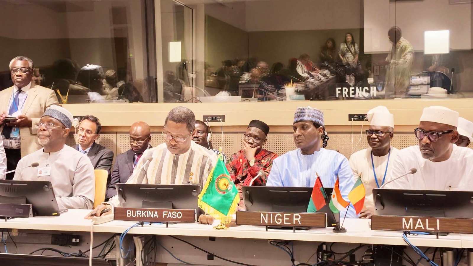 onu laes presente et defend ses positions devant des partenaires internationaux